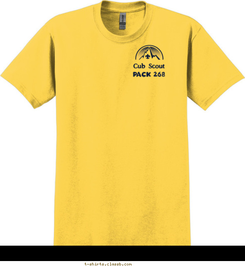Cub Scout PACK 268 Centennial, CO PACK 268 Do Your Best T-shirt Design 