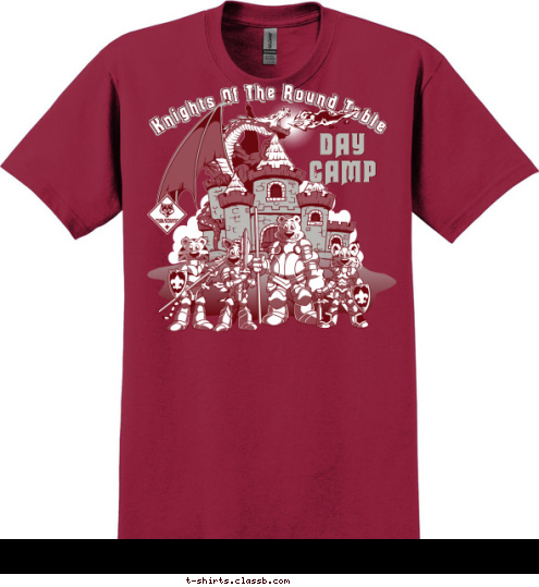 Anytown, USA 2015 DAY
CAMP Knights Of The Round Table T-shirt Design 