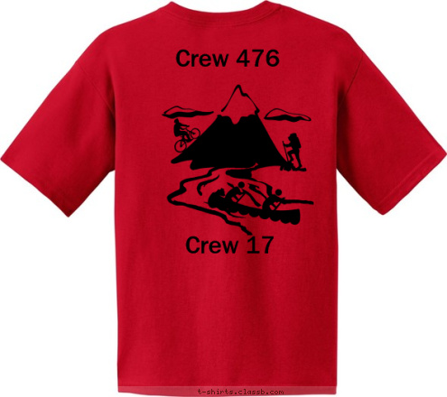 Crew 476 Crew 17 Crew 476 & 17 Crew 17 Crew 476 T-shirt Design 