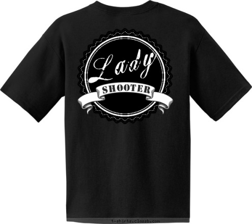 Lady Caddo Mills SHOOTER T-shirt Design 