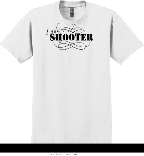 Lady SHOOTER T-shirt Design 