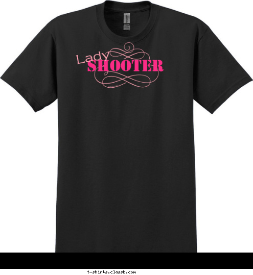 Lady SHOOTER T-shirt Design 