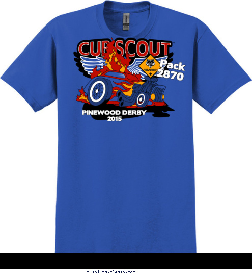 Pack
2870 PINEWOOD DERBY
2015 T-shirt Design 