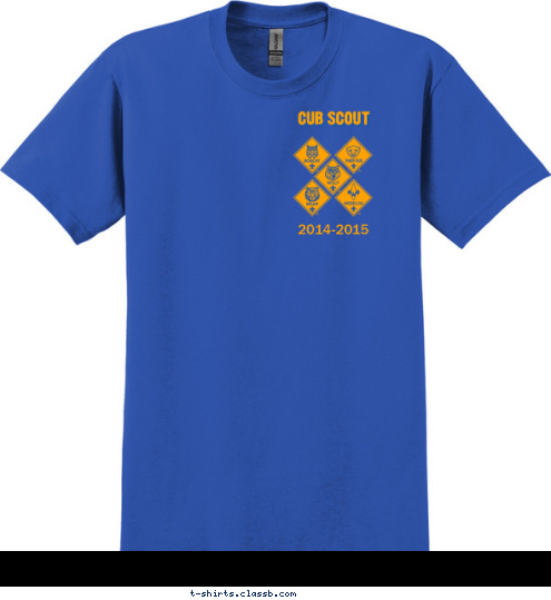 2014-2015 CUB SCOUT HASLET, TEXAS 134 T-shirt Design 