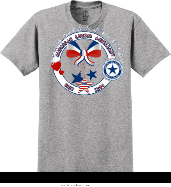 Patriotic Ribbon T-shirt Design