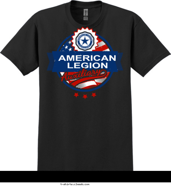 American Flag Seal T-shirt Design