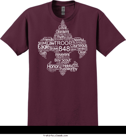 848 TROOP T-shirt Design 