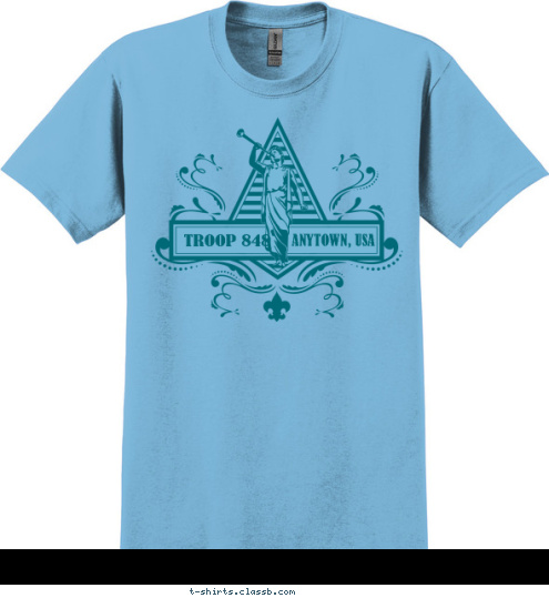 ANYTOWN, USA TROOP 848 T-shirt Design 