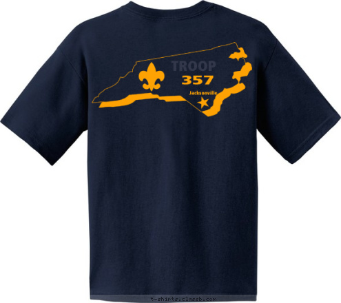 TROOP 357 Jacksonville T-shirt Design 