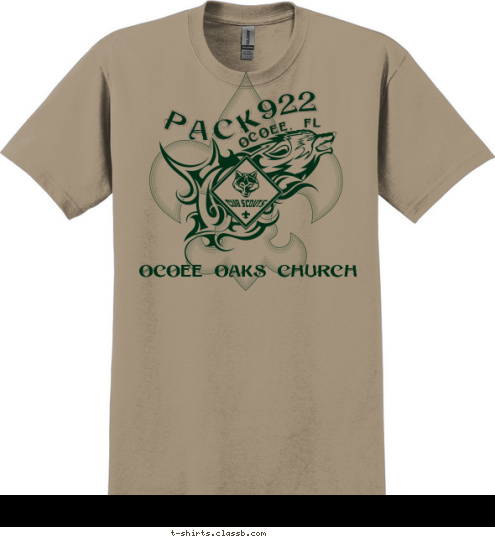 Do Your Best Ocoee Oaks Church 922 Ocoee, FL PACK T-shirt Design 