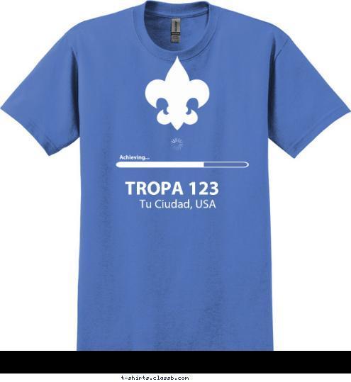 Tu Ciudad, USA TROPA 123 T-shirt Design SP5818