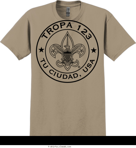 Tropa Circular T-shirt Design