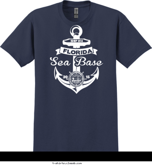 15 20 FLORIDA SHIP 814 T-shirt Design 