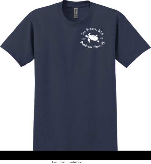 St. Max Kolbe Catholic Church 814 SHIP Pembroke Pines, FL Sea Scouts, BSA Sea Scouts, BSA Pembroke Pines, FL SHIP 814 T-shirt Design 