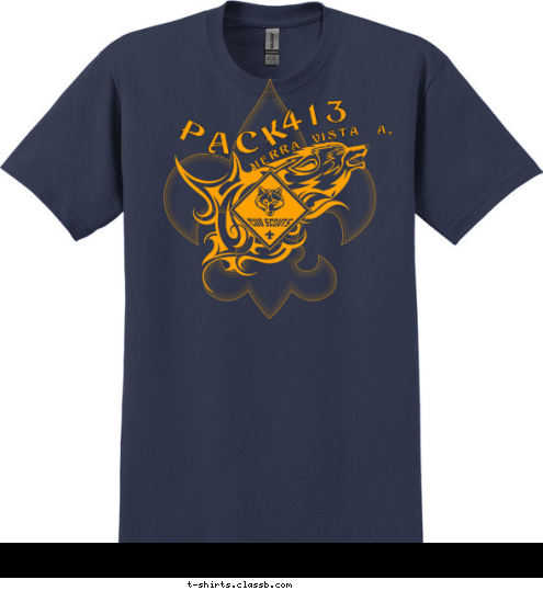 Sierra Vista, AZ 413 PACK T-shirt Design 