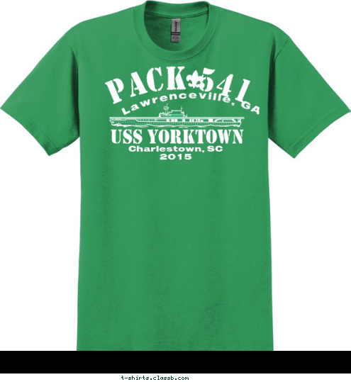 PACK 541 Lawrenceville, GA Charlestown, SC
2015 USS YORKTOWN T-shirt Design pack 541 2015 yorktown