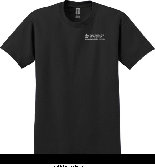 OF AMERICA BOY SCOUTS ALABAMA-FLORIDA COUNCIL T-shirt Design 