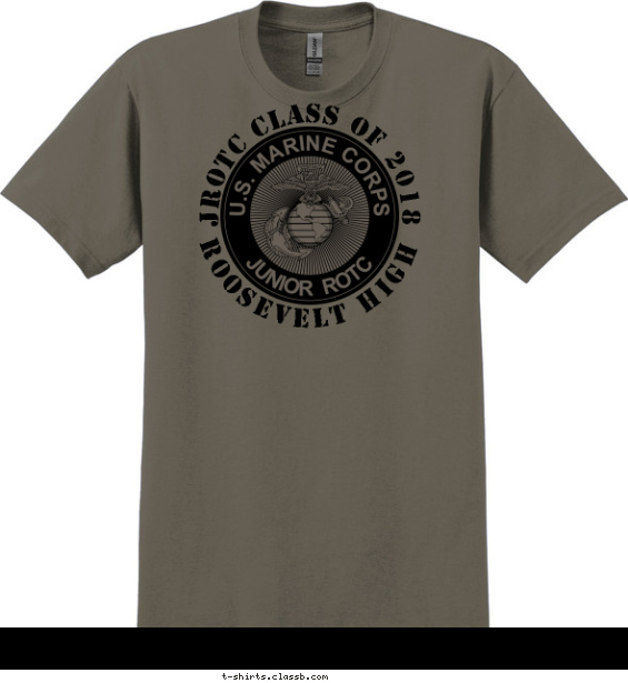 U.S.Marine Corps Junior ROTC T-shirt Design