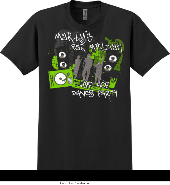 Hip Hop Party T-shirt Design