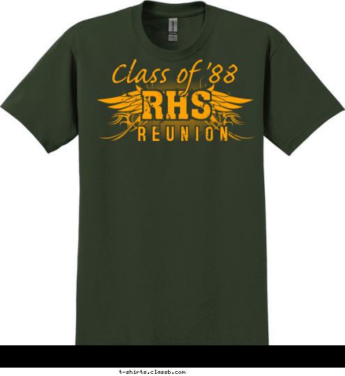 REUNION Class of '88 RHS T-shirt Design SP5850