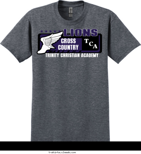 Custom T-shirt Design TCA Cross Country