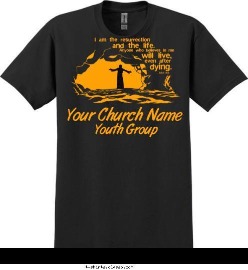 Youth Group Your Church Name T-shirt Design SP5858