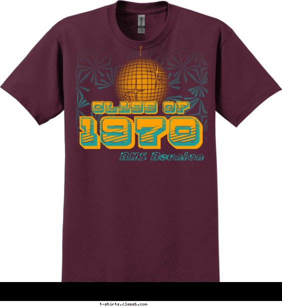 70s Reunion T-shirt Design