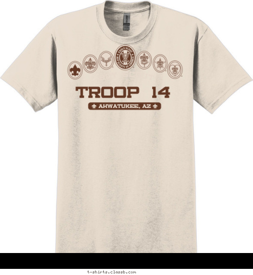 TROOP  14     Ahwatukee, AZ  BOY SCOUT T-shirt Design 