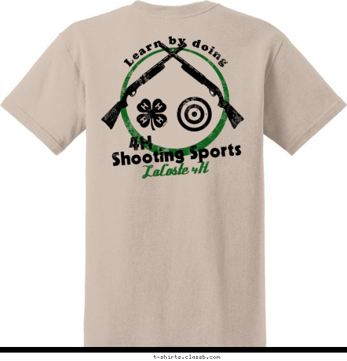 Shooting Sports SHOOTING SPORTS 4H LaCoste 4H Learn by doing LaCoste 4H T-shirt Design 