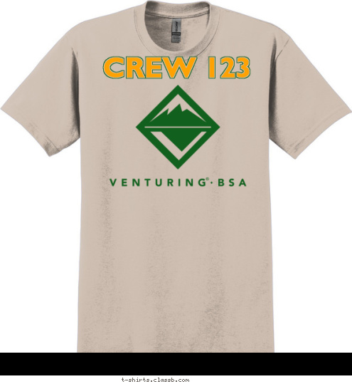 CREW 123 T-shirt Design 