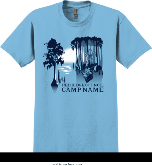 CAMP NAME RED RIDGE COUNCIL T-shirt Design SP5701