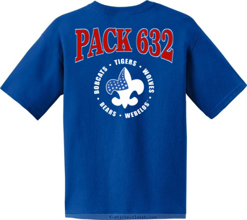 PACK 632 Pensacola, FL PACK 632 T-shirt Design 