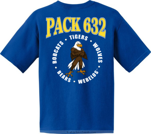 PACK 632 Pensacola, FL PACK 632 T-shirt Design 