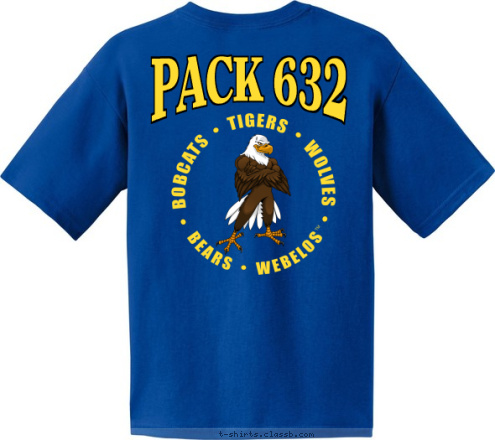 PACK 632 PFUM
Pensacola, FL PACK 632 T-shirt Design 