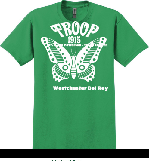 Dr. Viola Patterson - Troop Leader 1915 Westchester Del Rey T-shirt Design 