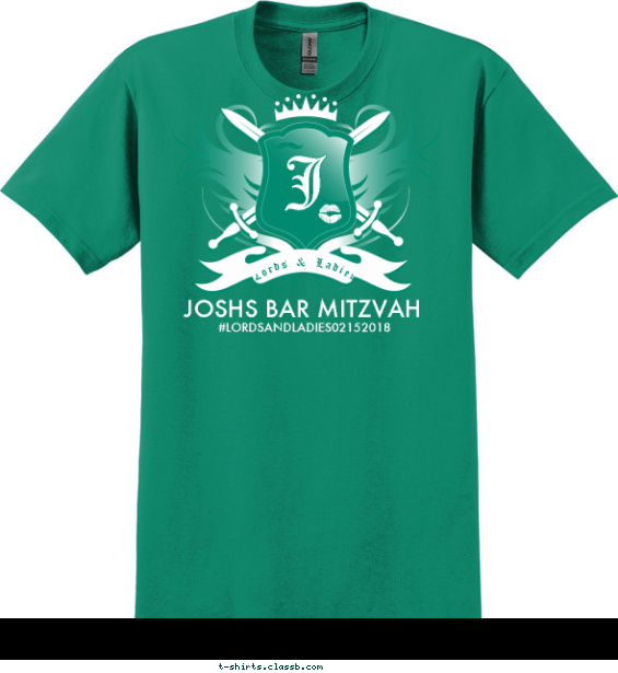 Lords & Ladies Bar Mitzvah T-shirt Design